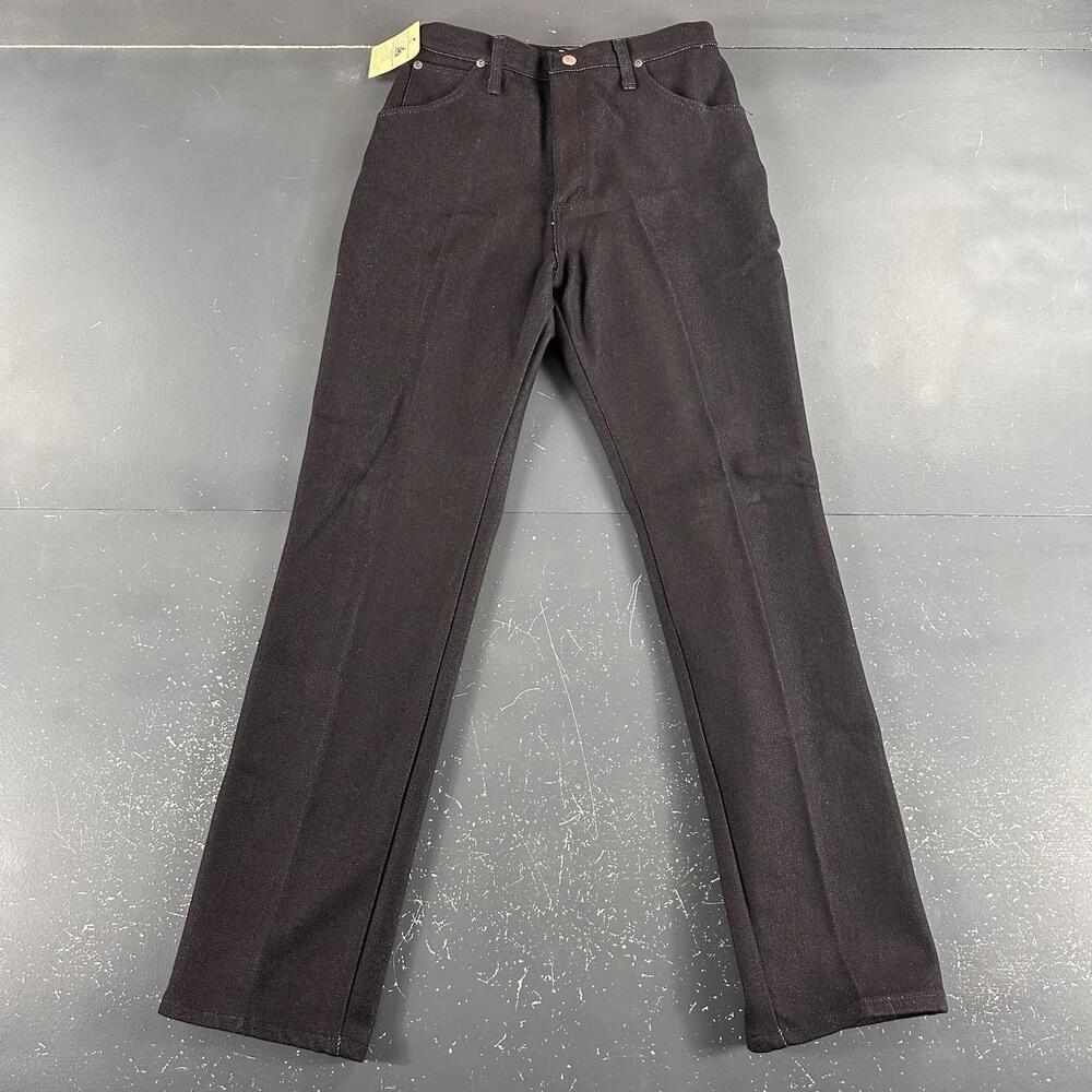 VTG Wrangler Jeans Womens 29x32 Black Salt Pepper MS100BK NWOT USA Made 90s